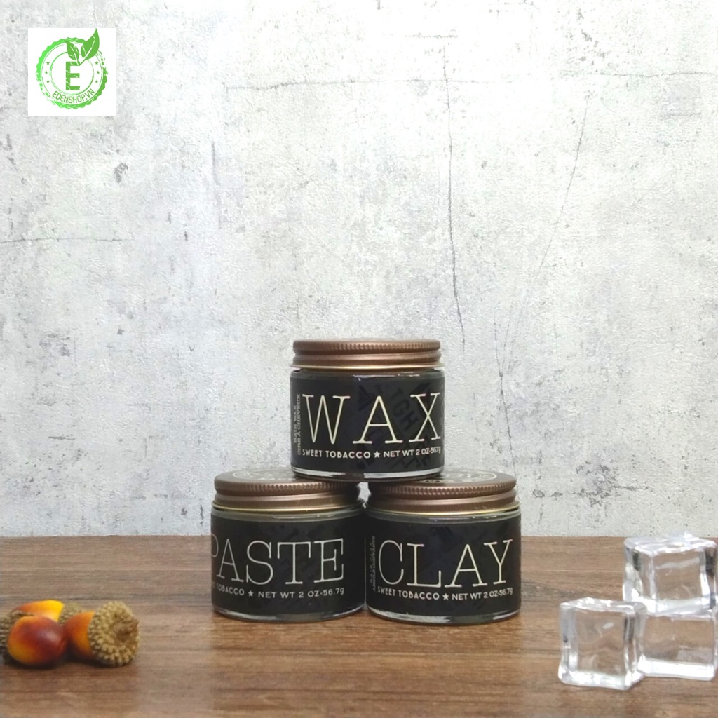 Sáp vuốt tóc nam cao cấp 18.21 MAN MADE - Full trọn bộ - Clay| Wax| Paste 57gr/2.oz
