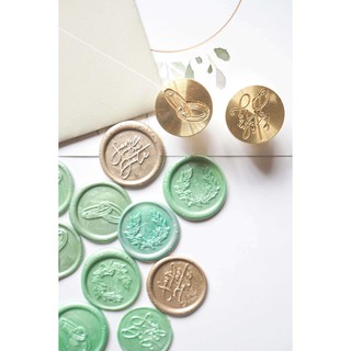 CON DẤU SÁP mẫu SAVE THE DATE