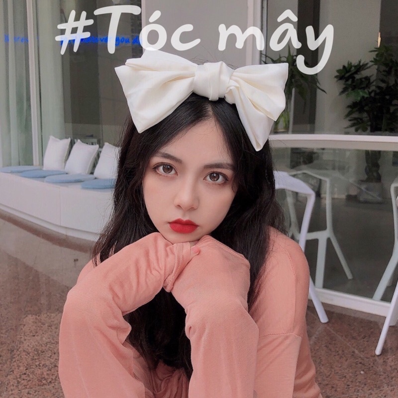 Bờm tóc bơm nơ lolita dễ thương cho nữ BT2