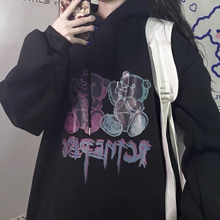 Áo hoodie nữ form rộng KOALA, hoodie nữ form rộng có mũ unisex chất nỉ dày dặn - HODI01 | BigBuy360 - bigbuy360.vn