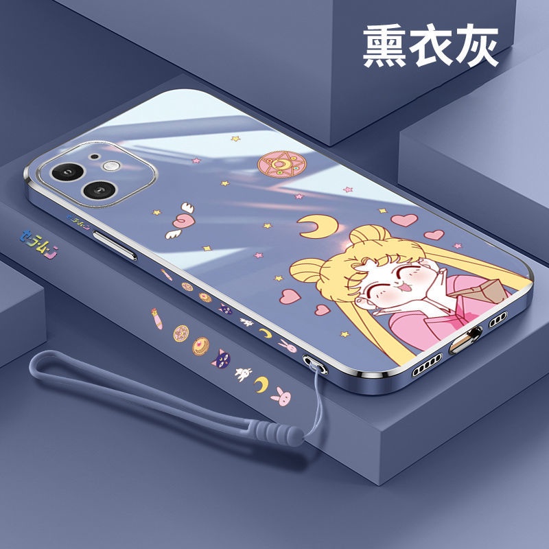 Sailor moon Ốp Điện Thoại Silicon Cạnh Silicon Hình Nhân Vật Thủy Thủ Mặt Trăng Cho Samsung A32 A52 A72 4G Samsung A21S A20S A02S A10S