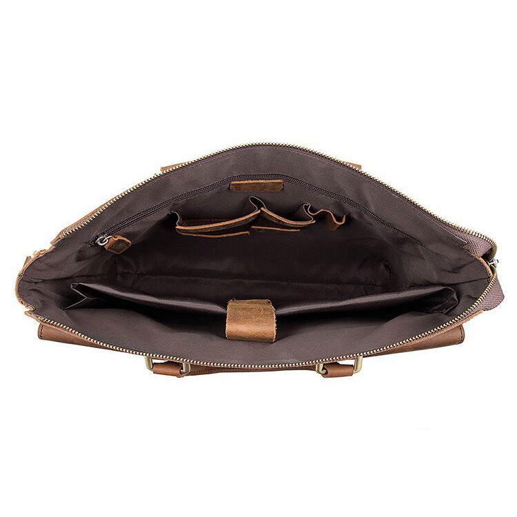 [ BẢO HÀNH DA 10 NĂM ] CẶP DA BÒ ĐỰNG LAPTOP | BigBuy360 - bigbuy360.vn