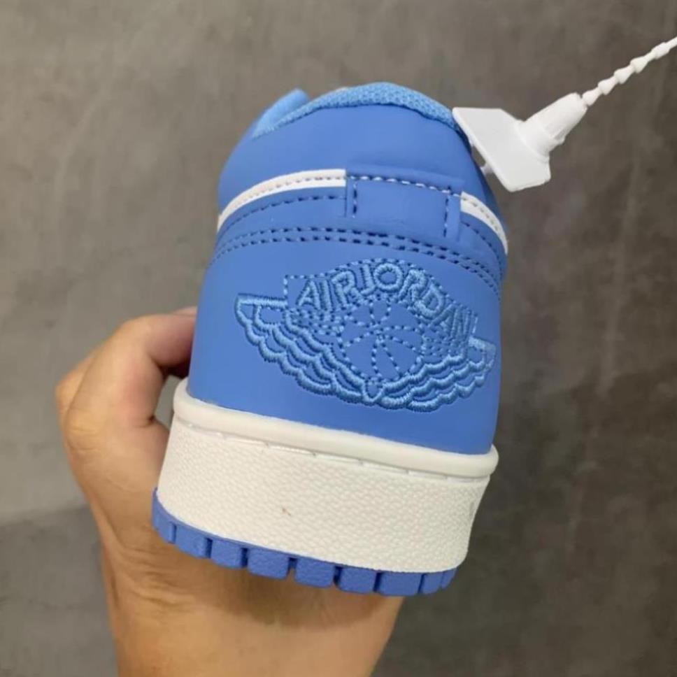 ⚡𝗕𝗜𝗚 𝗦𝗔𝗟𝗘⚡ Giày jordan 1 màu xanh dương cổ thấp , giày sneaker JD1 low blue đi đôi đẹp , full box bill tag | BigBuy360 - bigbuy360.vn