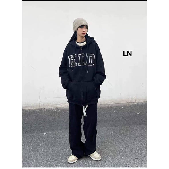 Áo khoác nỉ cotton KID LN12