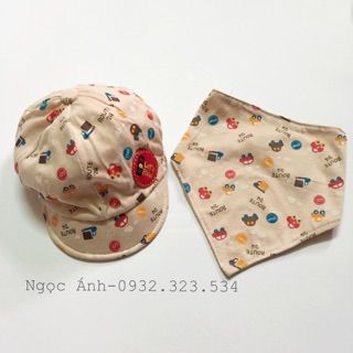 Set mũ yếm cho bé