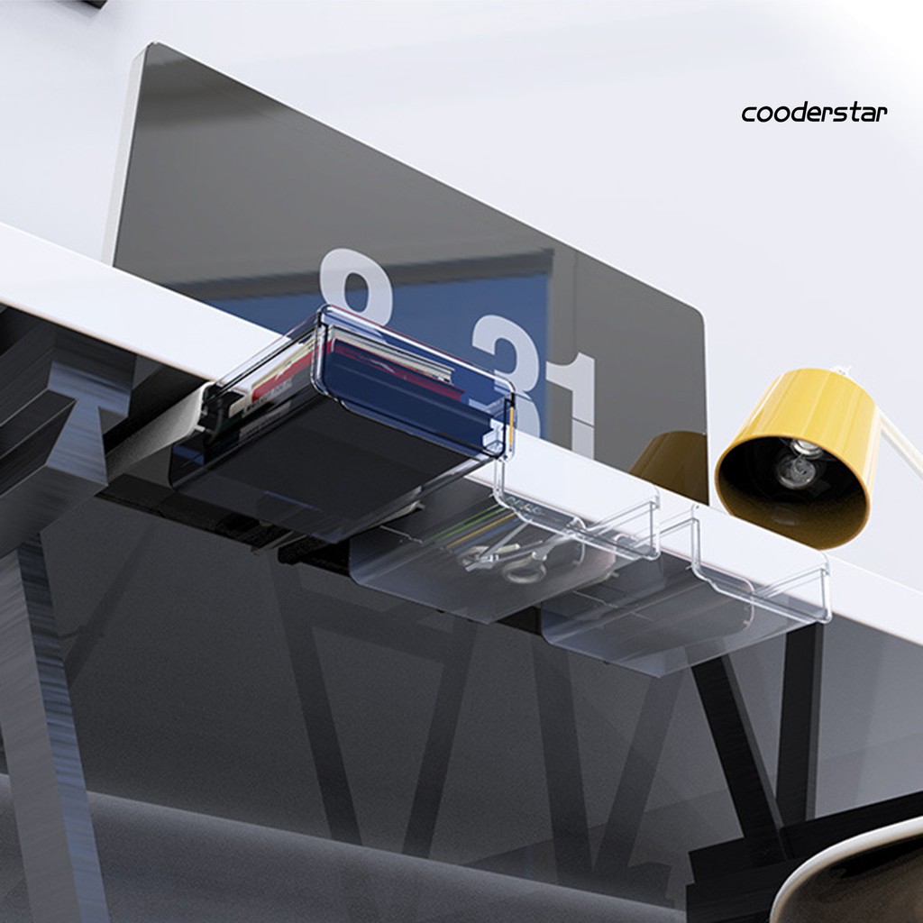 Ngăn Kéo Ẩn Tự Dính Gắn Dưới Bàn Làm Việc Tiện Dụng | BigBuy360 - bigbuy360.vn