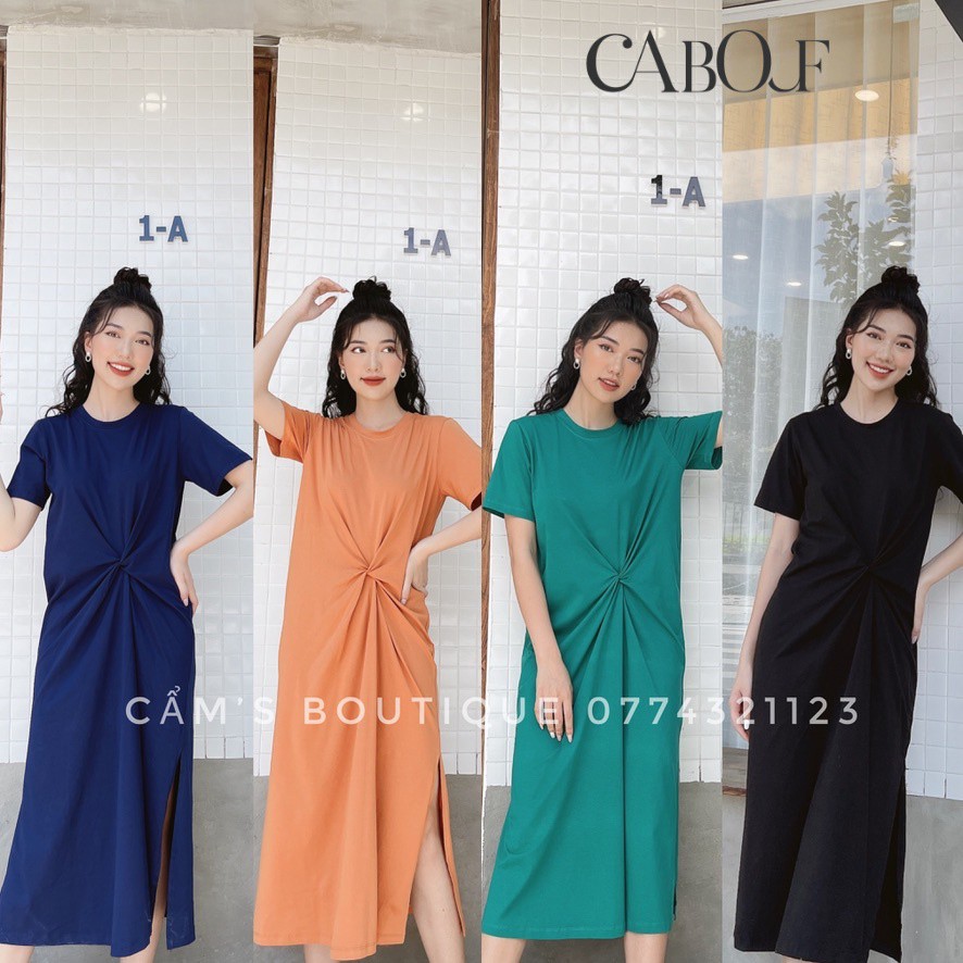 Đầm thun dáng suông , váy thun cotton dáng suông cao cấp, đầm bầu suông rộng thương hiệu CABOUF | BigBuy360 - bigbuy360.vn