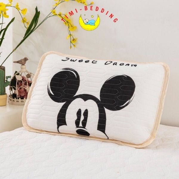 Vỏ gối cao su non hoạt hình disney cho bé gối cho bé sơ sinh – Gối nằm cho bé - Timibedding
