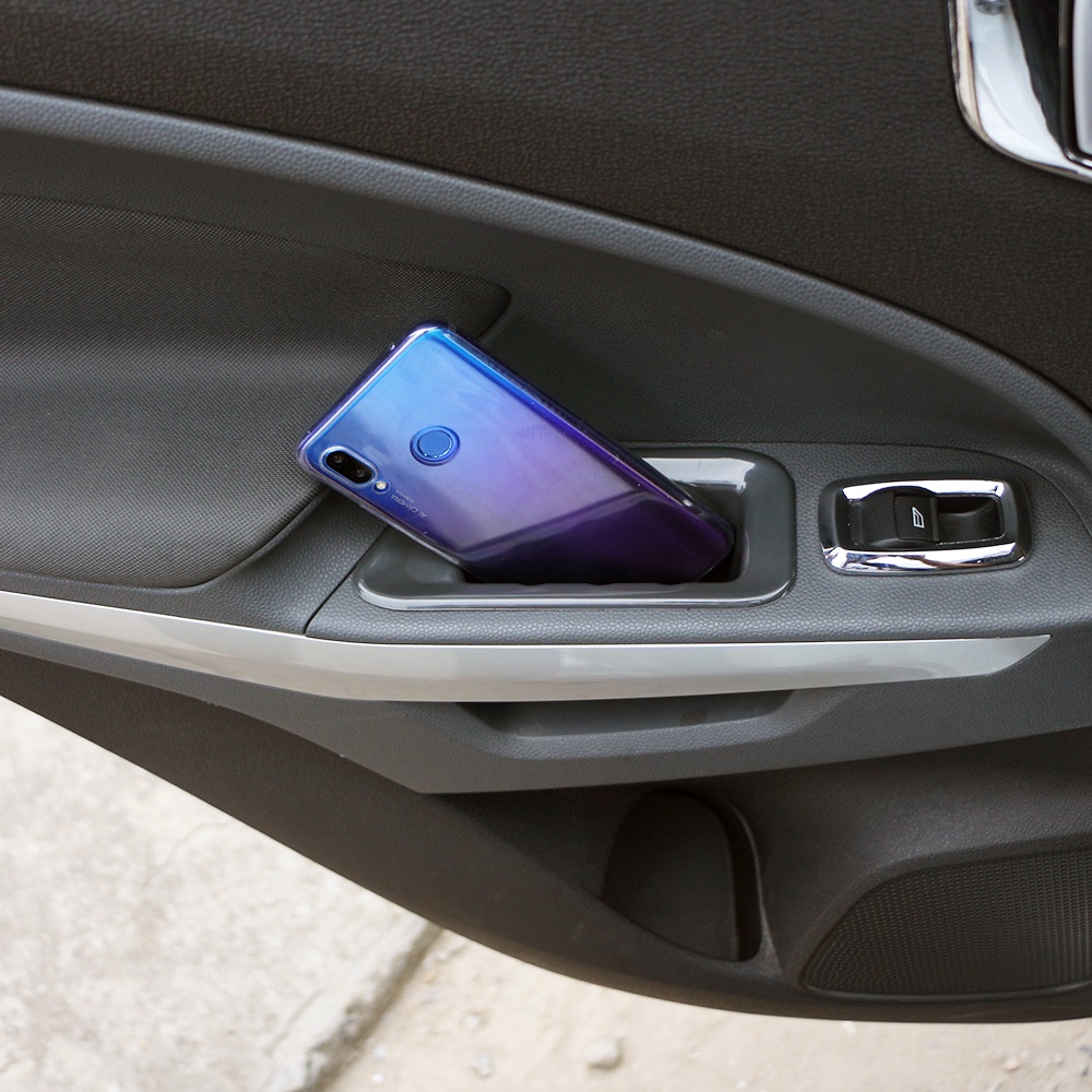 Hộp Đựng Vật Dụng Gắn Tay Vịn Cửa Trước/Sau Xe Hơi Bằng ABS Cho Ford Ecosport 2013-2017