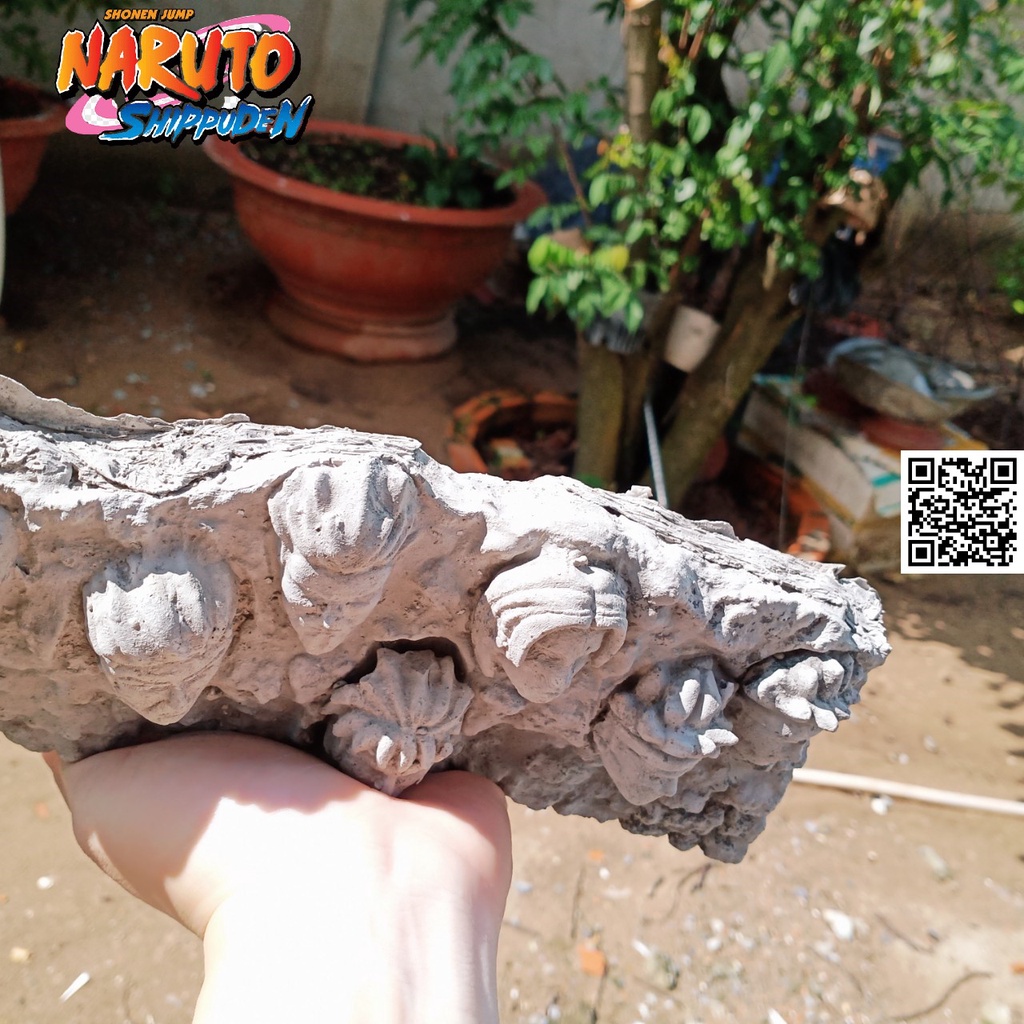 1604 Mô hình Naruto vách đá Hokage làng lá Đệ nhất Senju Hashirama Đệ nhị Senju Tobirama Đệ tam Sarutobi Hiruzen Đệ tứ N