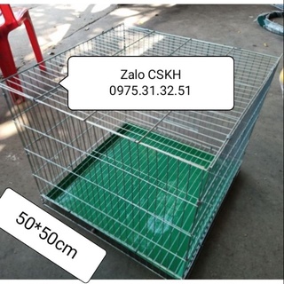 lồng nuôi chim gà chó mèo cỡ đại 50*50