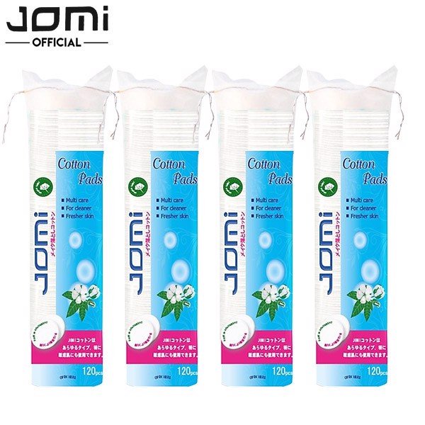 Bông Tẩy Trang Jomi Cao Cấp 120 miếng, 80 miếng