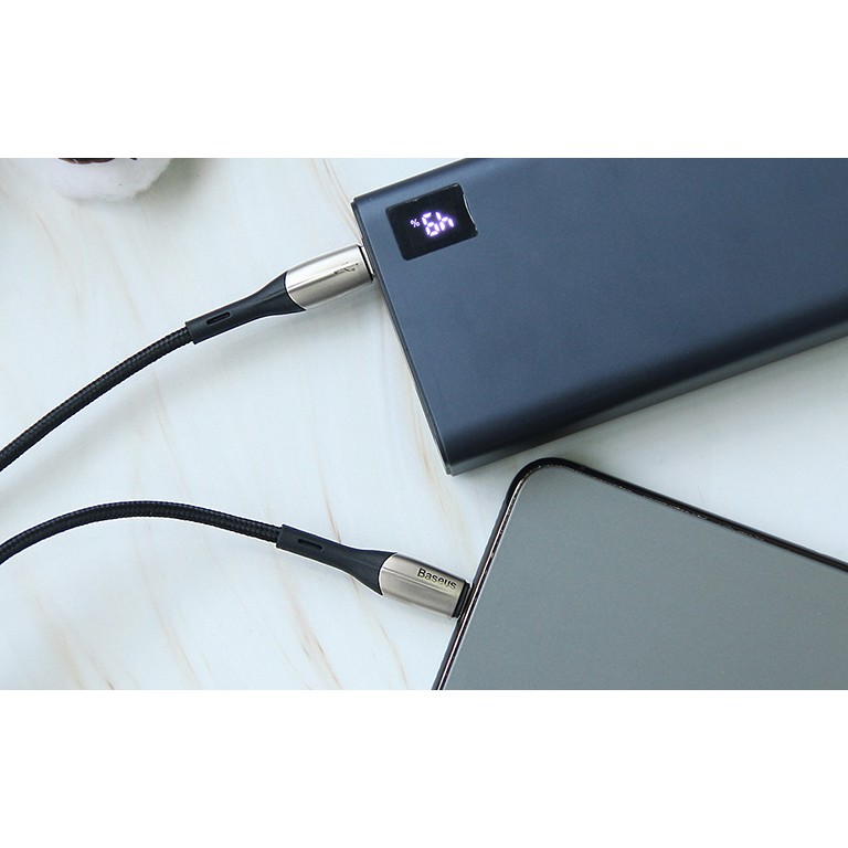 Cáp Sạc Nhanh PD Type-C To Lightning Baseus Horizontal Data PD (18W, Power Delivery Fast Charge, C to iPhone Cable)