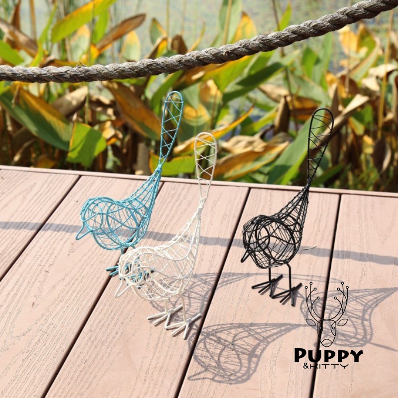 Chú Chim Bằng Sắt Dùng Trang Trí Đơn Giản Sáng Tạo