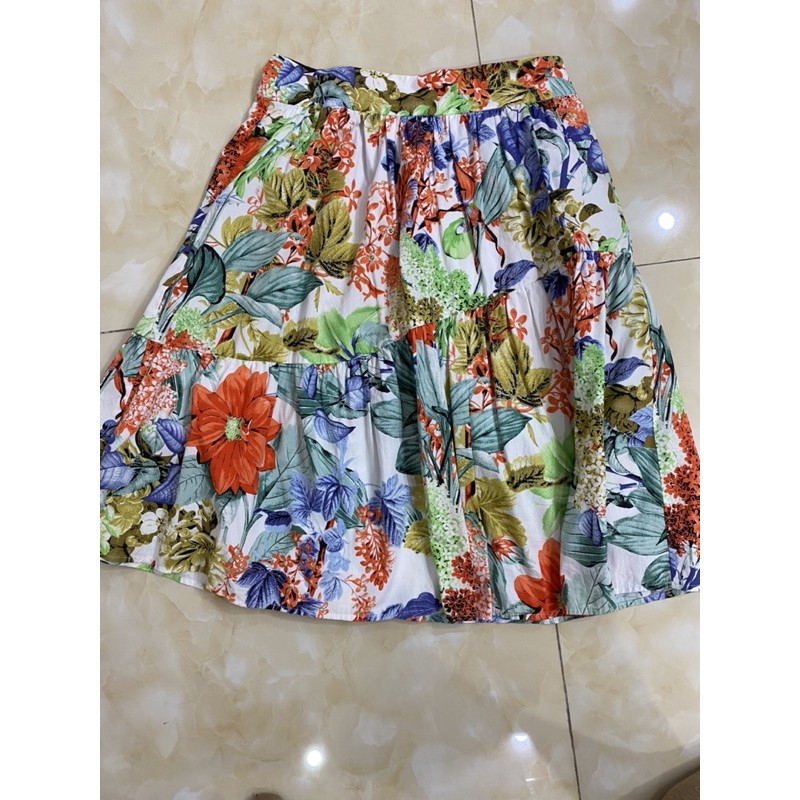 Chân váy zara auth sz S new k tag