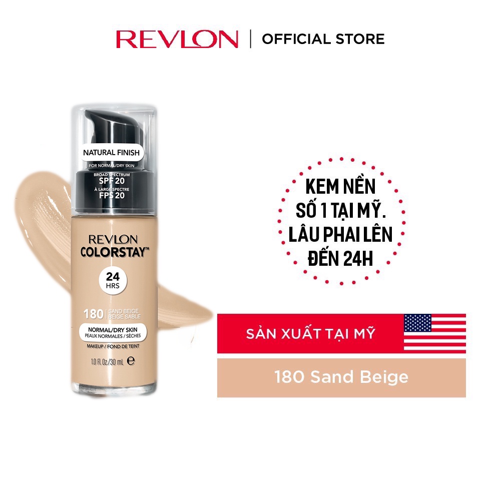 Kem nền lâu phai Revlon Colorstay 24h SPF 15 30ml (HSD dưới 12 tháng)