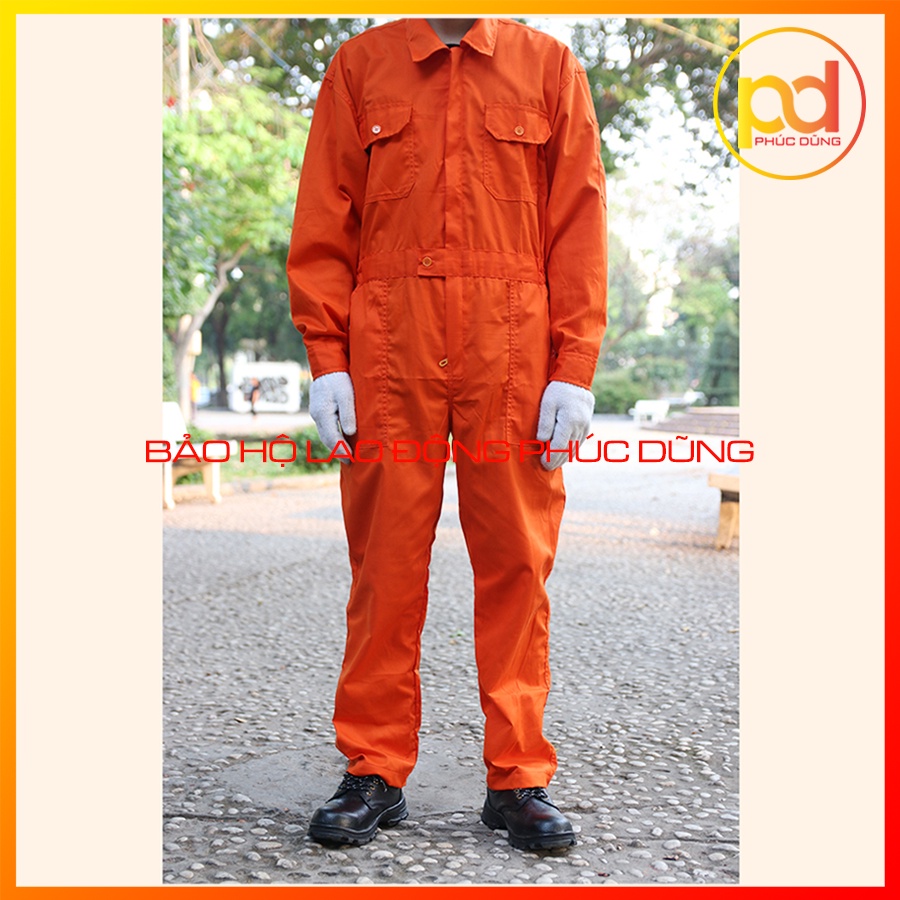 Bộ bảo hộ lao động liền quần jumpsuit nam Hàn Quốc giá rẻ chất vải cotton thoáng mát thấm mồ hôi thời trang thoáng mát