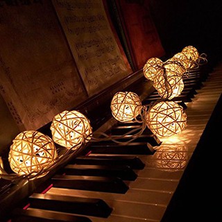 20 đèn LED dây mây trang trí nhà/ tiệc