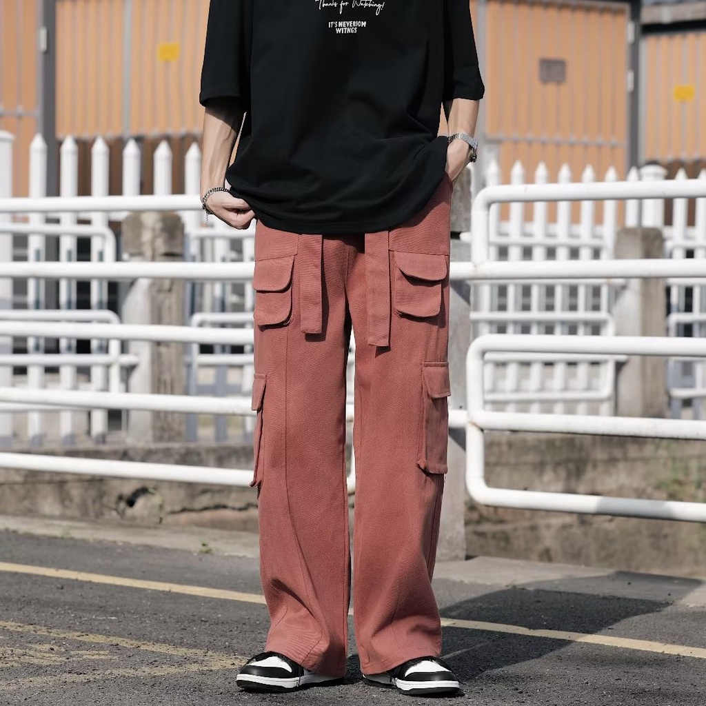 Quần Dài Ống Rộng Có 3 Màu Thời Trang Nam
