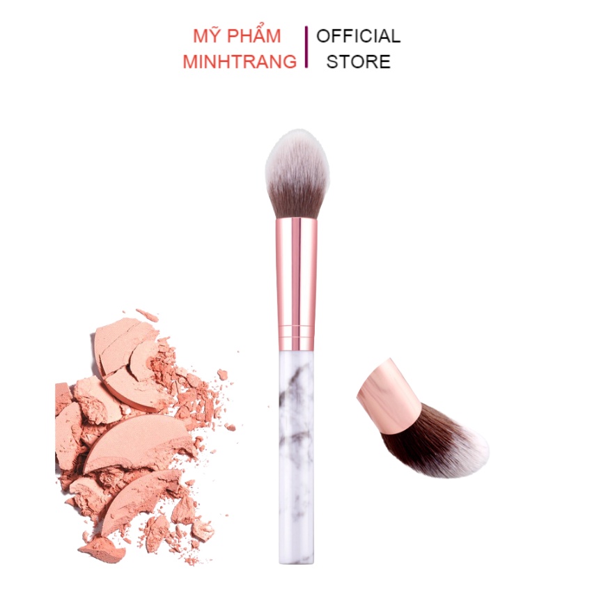 Chổi,cọ trang điểm đánh phấn phủ má hồng,cọ make up chuôi vân đá mềm mại giúp kiểm soát lượng phấn,che khuyết điểm