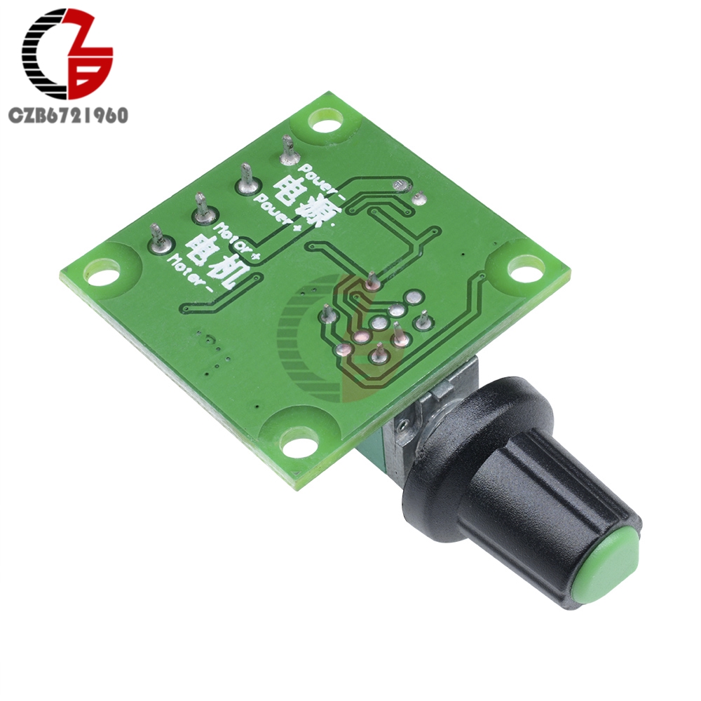 30W 2A DC 1.8V -15V PWM Motor Speed Controller Regulator Low Voltage Fan Speed Control Switch PWM Adjustable Drive 5V 12V