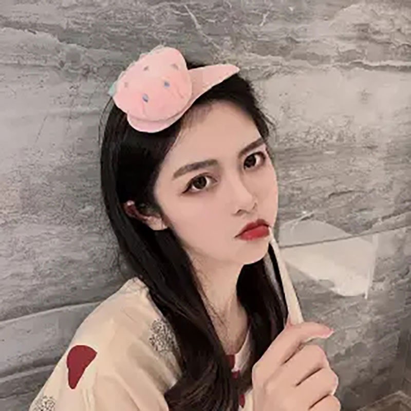 Kẹp tóc hình khủng long trái cây hoạt hình xinh xắn cho nữ