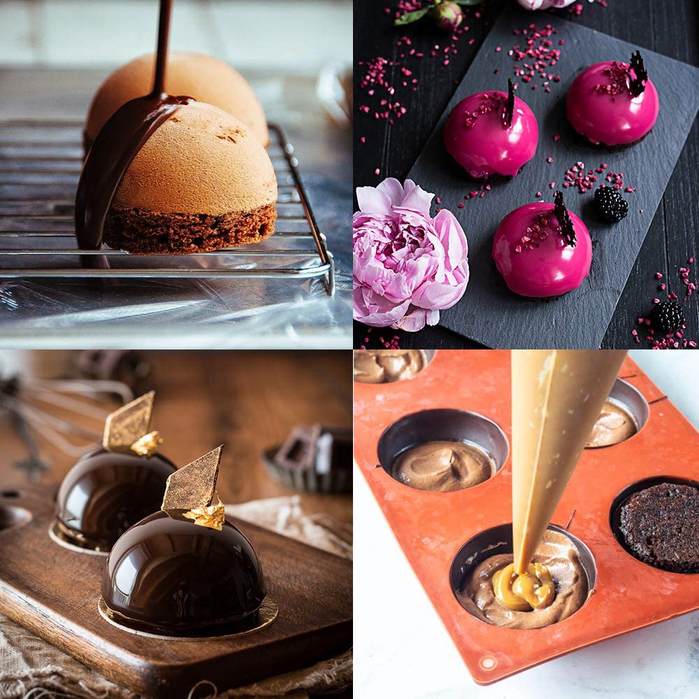 Khuôn ANAEAT có 24 lỗ bằng silicon làm bánh kẹo/Chocolate/Pudding/thạch/đá đa năng tiện dụng