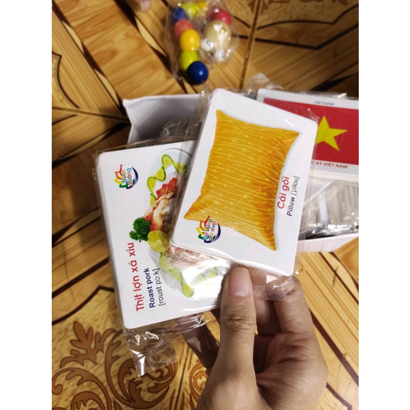 Bộ Thẻ Học Thông Minh Flashcards 16 Chủ Đề 416 Thẻ Học Song Ngữ Anh Việt Giúp Bé Phát Triển Ngôn Ngữ