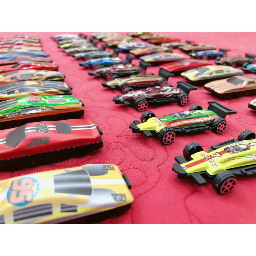 Set 50 xe ô tô mô hình bằng sắt cho bé