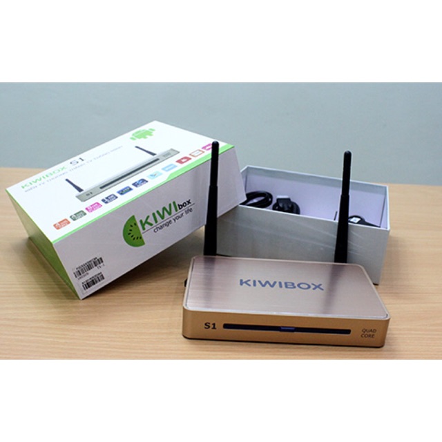 Đầu tivi box S1 kiwi . Biến tivi thường thành tivi thông minh