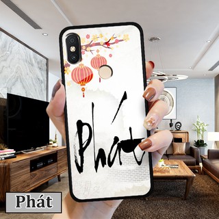 Ốp lưng Xiaomi Mi 8 - chữ thư pháp