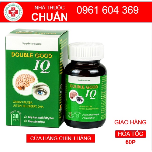Viên uống bổ não, sáng mắt Double Good IQ.