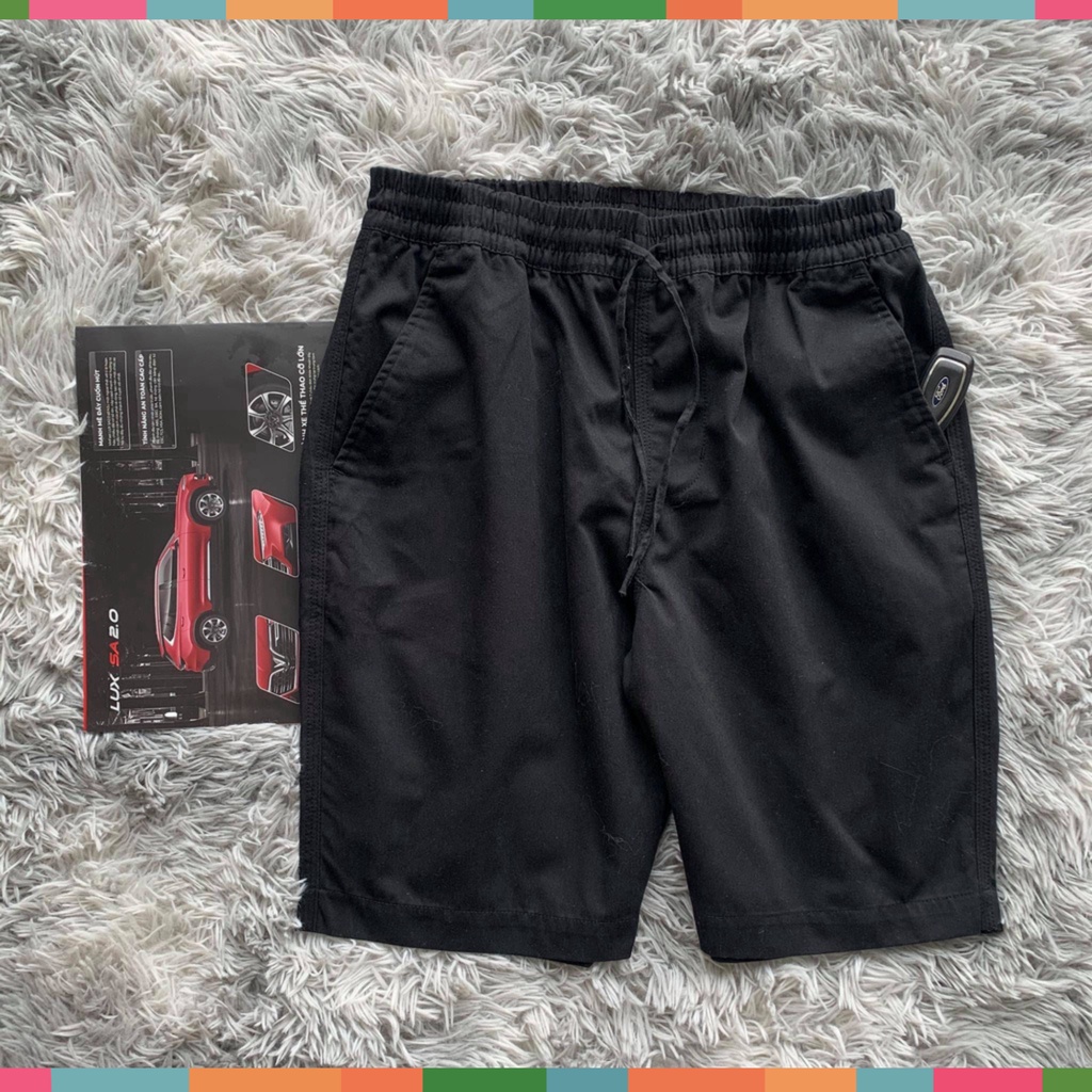 Quần Short kaki Nam Dây Rút, chất kaki cotton, thoải mái vận động, hàng chinh hãng AGE2X