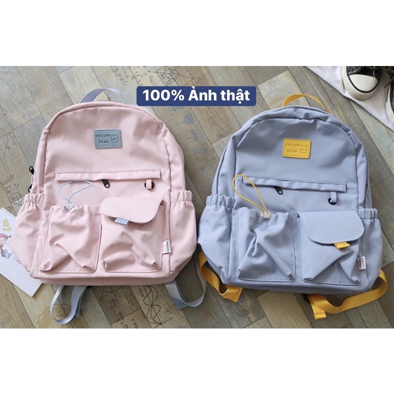Balo Đi Học Ulzzang Hàn Quốc Thời Trang Chống Thấm Nước Độ Bền Cao Cho Học Sinh Sinh Viên BL04