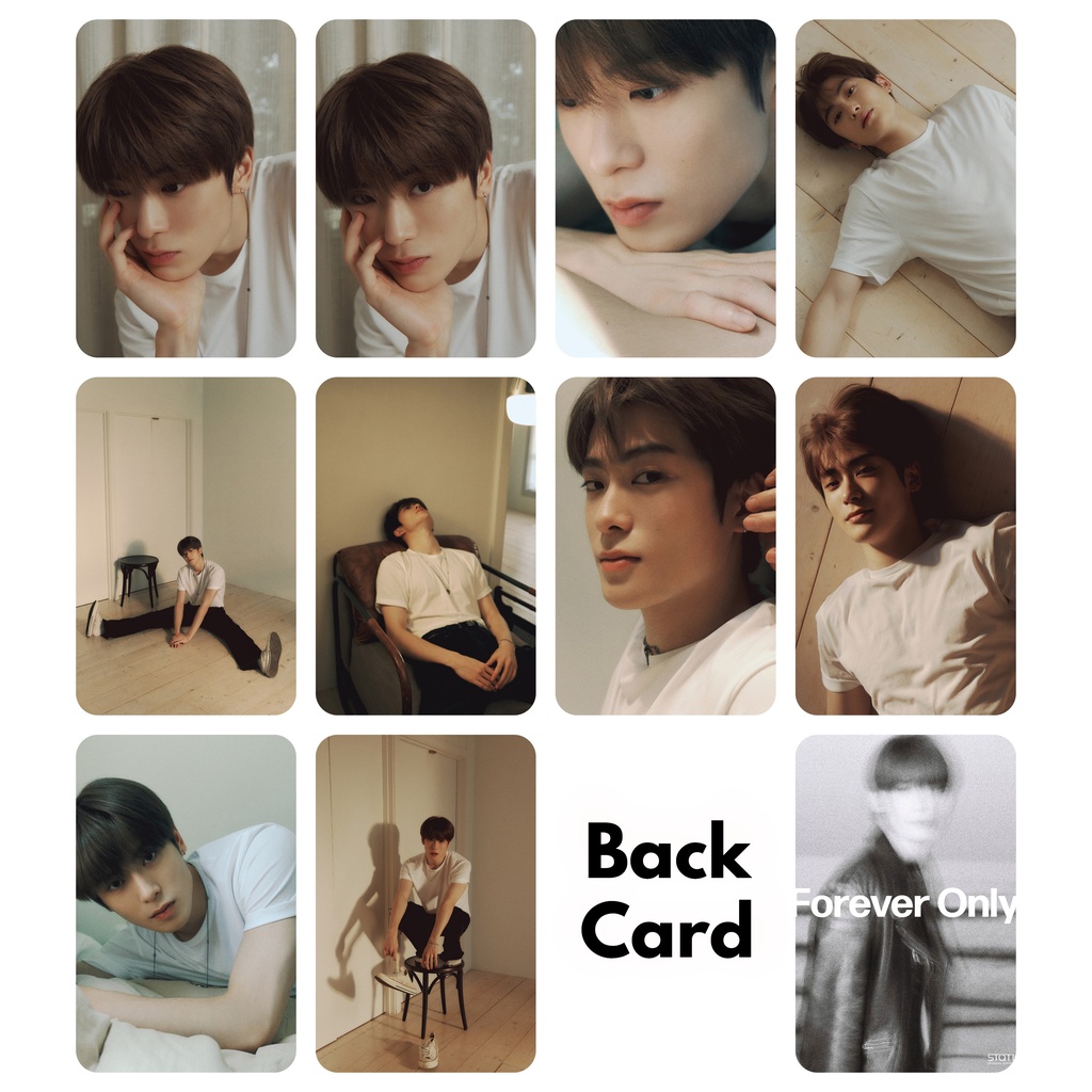 Set 10 card giấy bo góc in 2 mặt ảnh thành viên N C T - Jaehyun - Forever Only