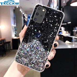 Ốp điện thoại kim tuyến nước hình ngôi sao cho Samsung Galaxy M31 M30 M20 M10 A20S A2 Core A20E