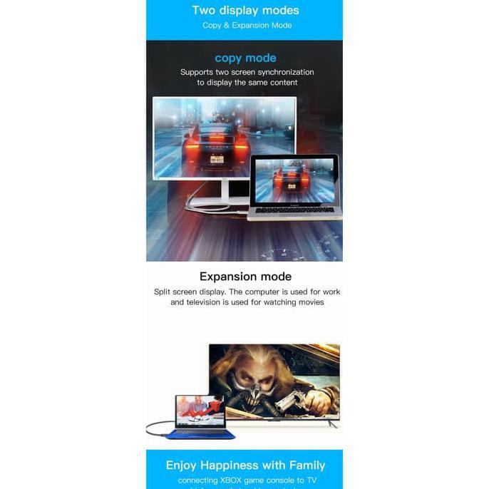 Vention Dây Cáp Hdmi V2.0B 4k Tốc Độ Cao 0.75m | BigBuy360 - bigbuy360.vn