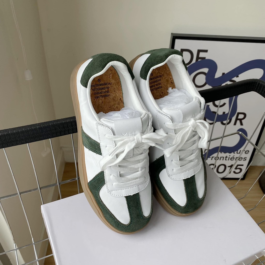 Giày Sneaker 7701 Xanh Lá