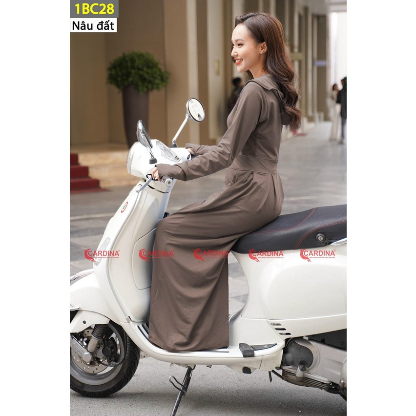 Áo Chống Nắng Nữ 𝐂𝐀𝐑𝐃𝐈𝐍𝐀 2 Lớp Dáng Dài Liền Thân, Chất Thun Lạnh Cao Cấp | BigBuy360 - bigbuy360.vn
