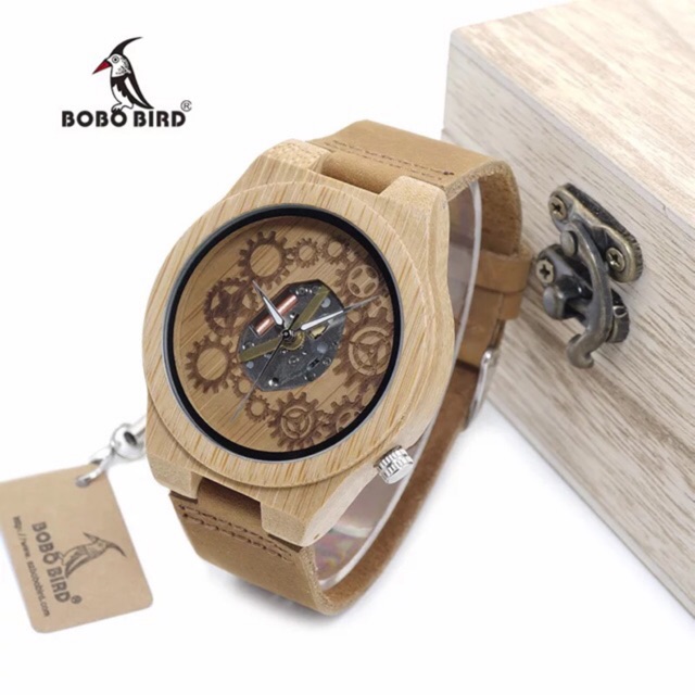 Đồng hồ nam nữ thời trang Bobo Bird B09 chất liệu gỗ độc đáo