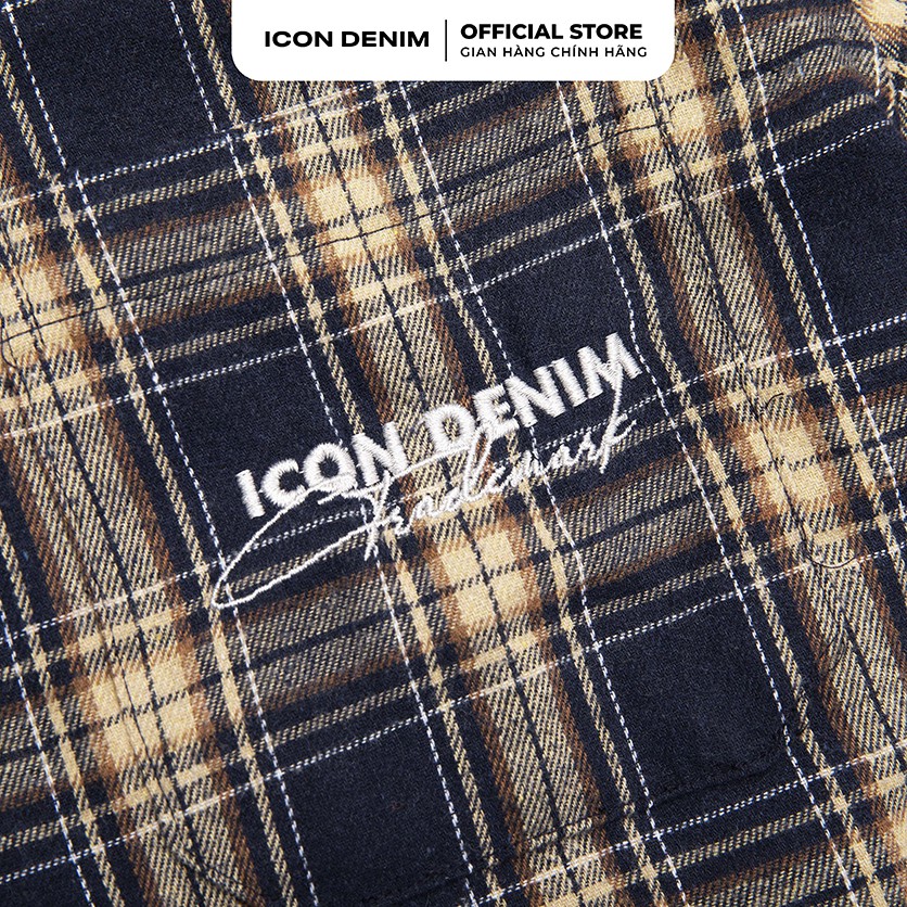 Áo Sơ Mi Nam ICON DENIM Tay Dài Kiểu Flannel Trademark | BigBuy360 - bigbuy360.vn