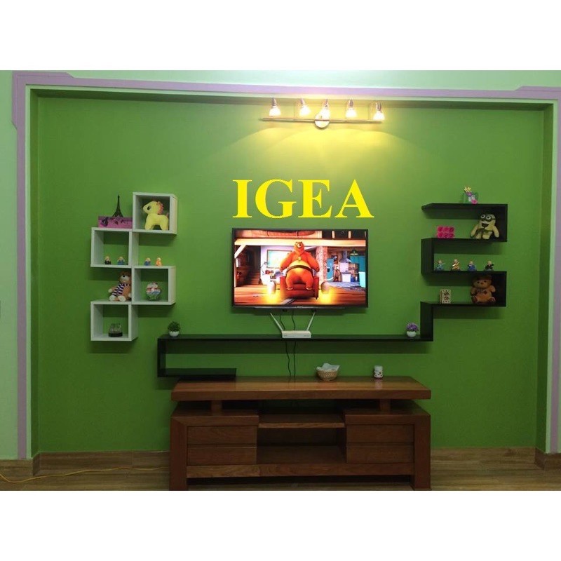 kệ tivi treo phòng khách giá xưởng 2mx20