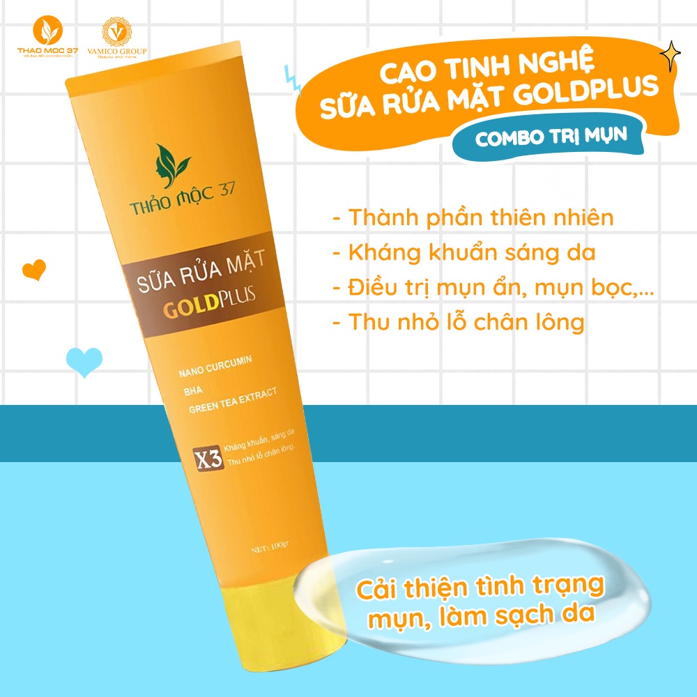 Sữa Rửa Mặt GoldPlus Thảo Mộc 37 Chính Hãng | BigBuy360 - bigbuy360.vn