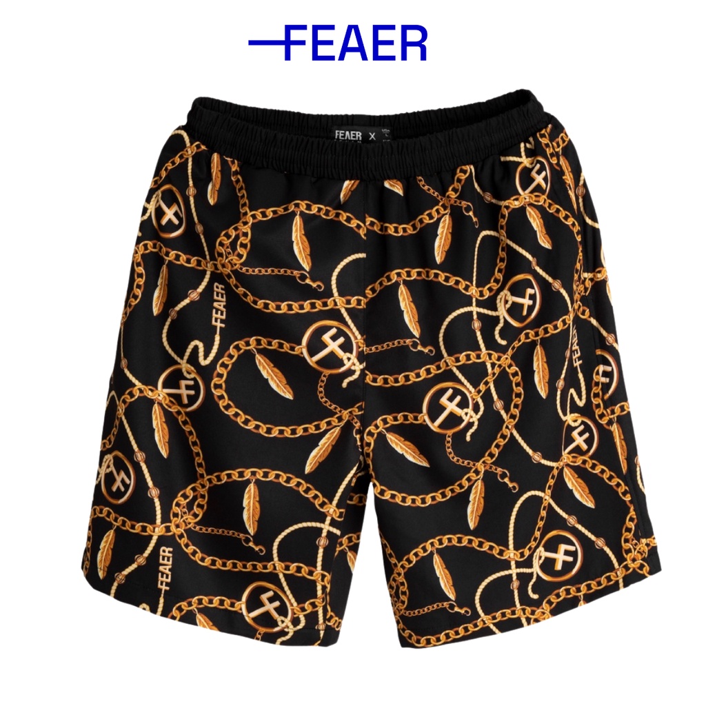 Quần short nam LEAF CHAIN cao cấp, co giãn, thoải mái, sang trọng - FEAER