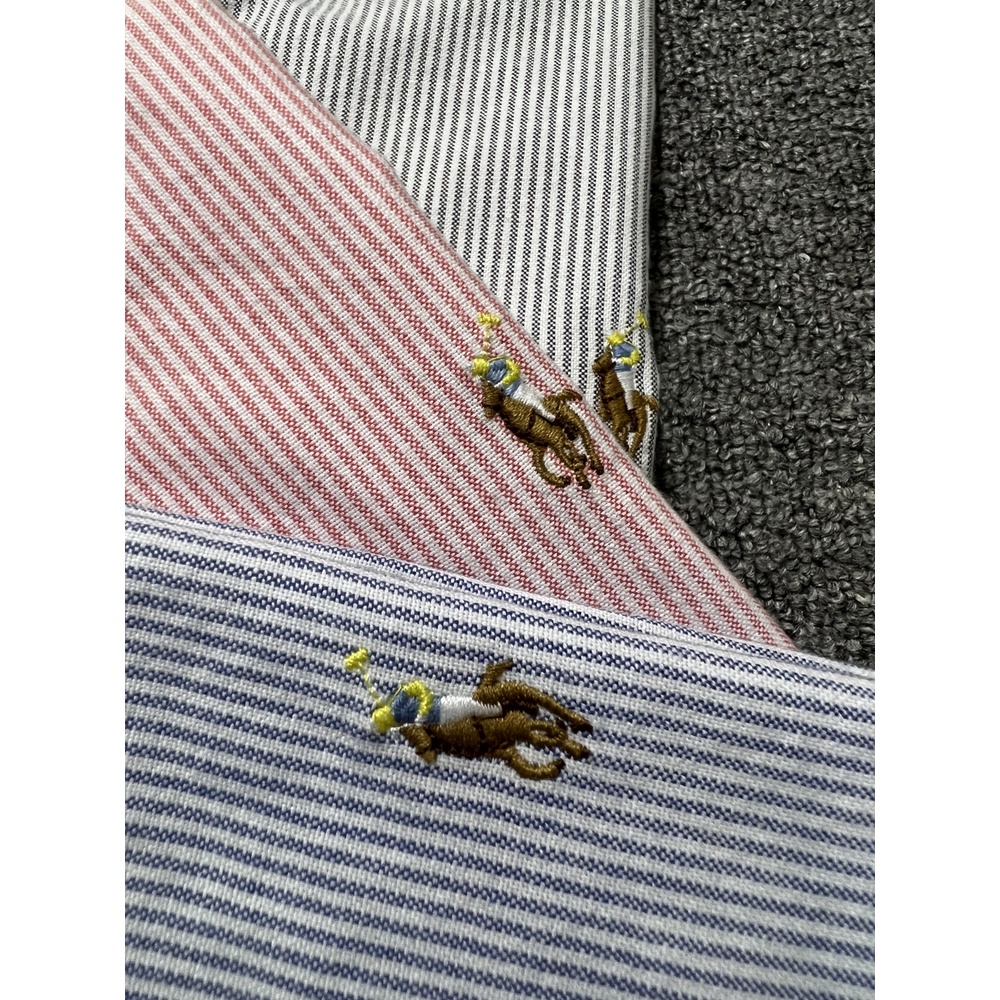 RALPH LAUREN Áo Sơ Mi Nam Tay Dài Kẻ Sọc Thời Trang