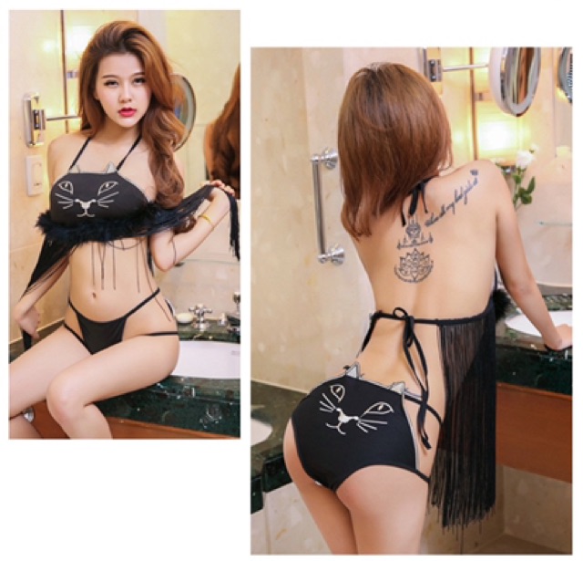 Q Q4217 ĐỒ NGỦ COSPLAY GỢI CẢM MÈO CON mua 2 sản phẩm giảm ngay 20k | BigBuy360 - bigbuy360.vn