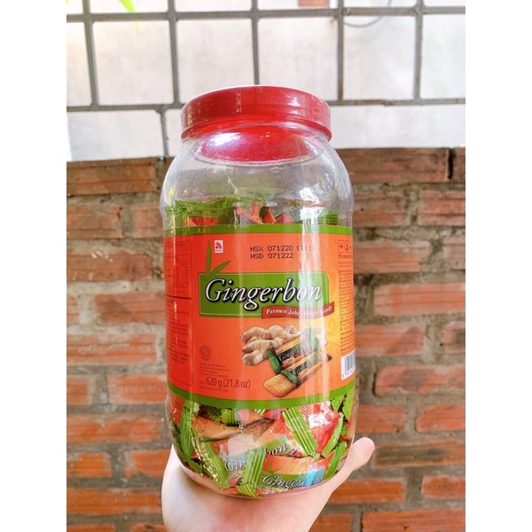 Kẹo gừng dẻo Gingerbon Hũ 620g