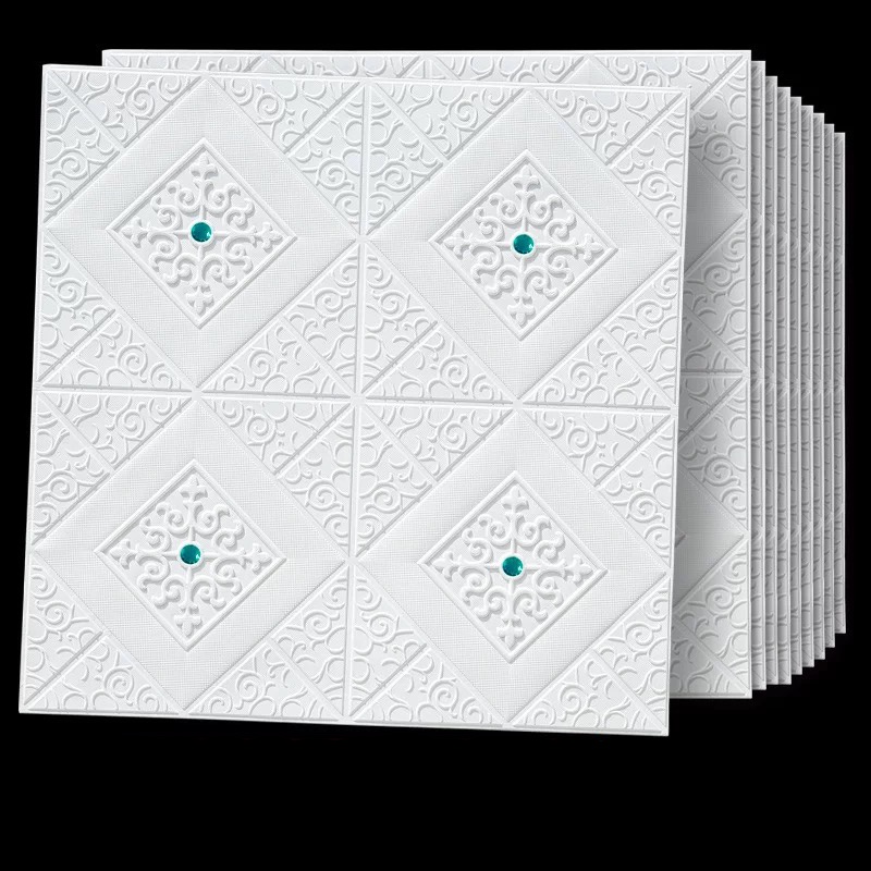 Miếng dán tường bằng xốp giả gạch 3D chống sốc chống tiếng ồn trang trí nhà cửa | BigBuy360 - bigbuy360.vn