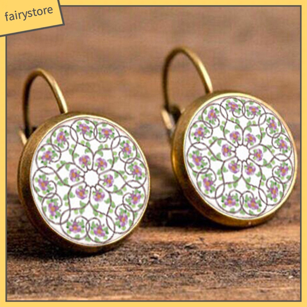 Khuyên Tai Đính Đá Phong Cách Bohemian Thanh Lịch Dành Cho Nữ