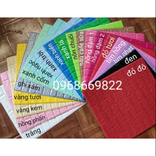 Combo 55 tấm giả gạch 5mm giá rẻ